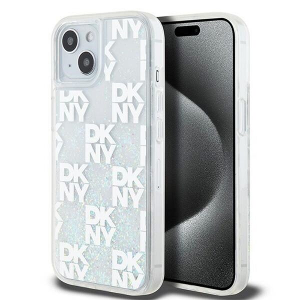 DKNY case for IPHONE 15 DKHCP15SLCPEPT  white