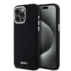 DKNY case for IPHONE 15 Pro Max compatible with MagSafe DKHMP15XSMCHLK  black