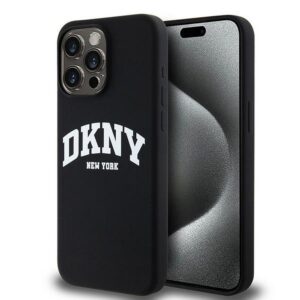 DKNY case for IPHONE 15 Pro Max compatible with MagSafe DKHMP15XSNYACH  black