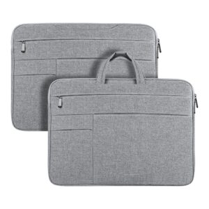 DUX DUCIS LBTC – Horizontal Handbag for 15.5-16″ Laptops – light grey