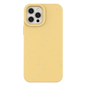 Eco Case Case for iPhone 12 Pro Max Silicone Cover Phone Cover Yellow