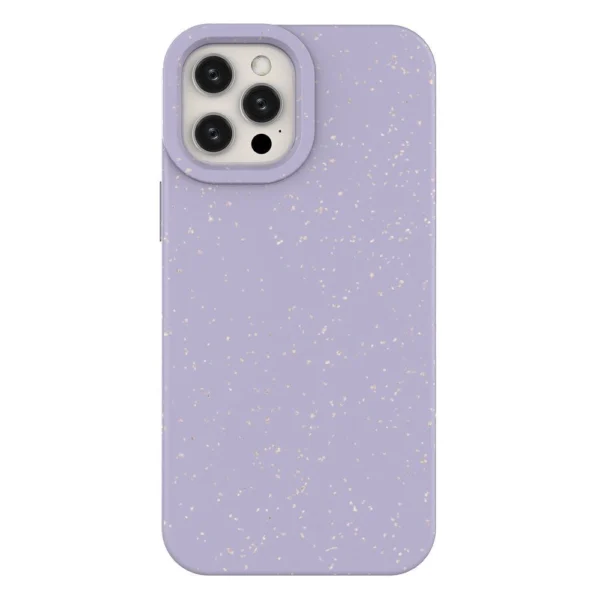 Eco Case Case for iPhone 12 Pro Max Silicone Cover Phone Shell Purple