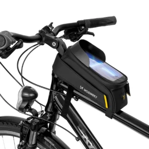 Frame bike bag with phone case 1l black (WBB25BK)