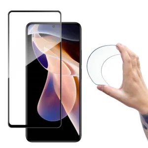 Full Cover Flexi Nano Glass Film Tempered Glass With Frame Xiaomi Redmi Note 11 Pro + / 11 Pro Transparent