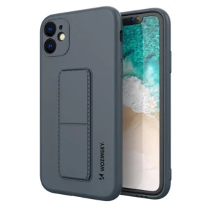 Kickstand Case silicone case with stand for iPhone 11 Pro Max navy blue