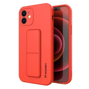 Kickstand Case silicone case with stand for iPhone XS Max red