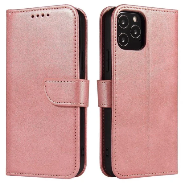 Magnet Case elegant flip cover case with stand function Xiaomi Redmi Note 11 Pro+ 5G (China) / 11 Pro 5G (China) / Mi11i HyperCharge / Poco X4 NFC 5G pink