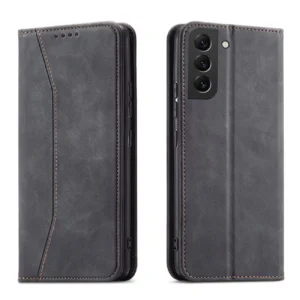 Magnet Fancy Case for Samsung Galaxy S23 flip cover wallet stand black