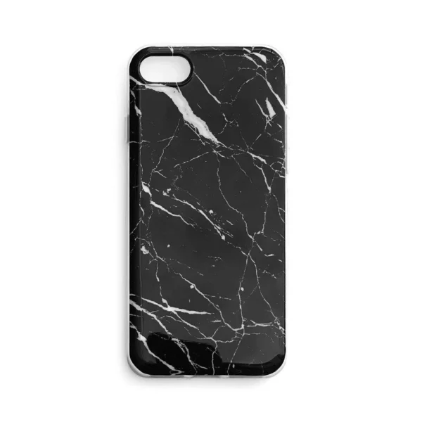 Marble TPU case cover for iPhone 13 mini black