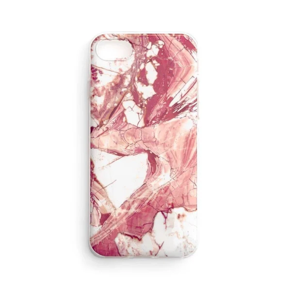 Marble TPU case cover for Samsung Galaxy A22 4G pink