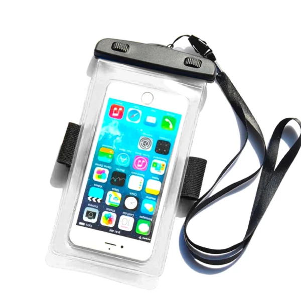 PVC waterproof armband phone case – transparent