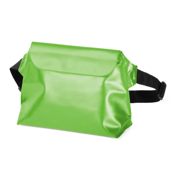 PVC waterproof pouch / waist bag – green