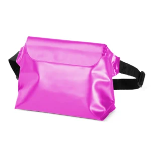 PVC waterproof pouch / waist bag – pink