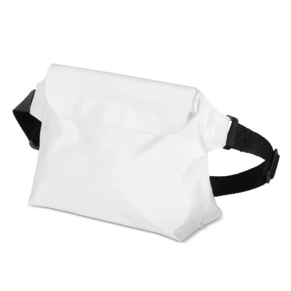 PVC waterproof pouch / waist bag – white