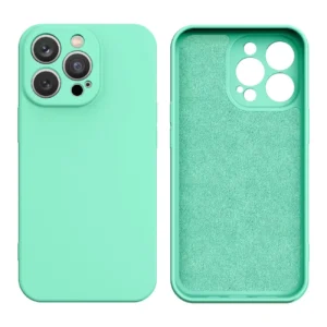 Silicone case for iPhone 13 Pro silicone cover mint green