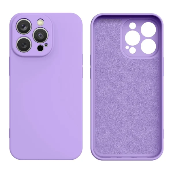 Silicone case iPhone 14 Plus silicone case purple