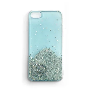 Star Glitter Shining Cover for Samsung Galaxy A30 blue