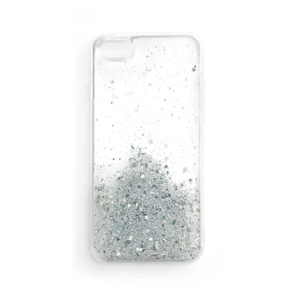 Star Glitter Shining Cover for Samsung Galaxy A31 transparent