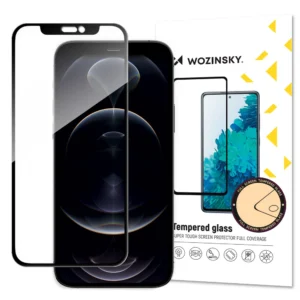 Tempered Glass Full Glue Super Tough Screen Protector Full Coveraged with Frame Case Friendly for iPhone 13 mini black