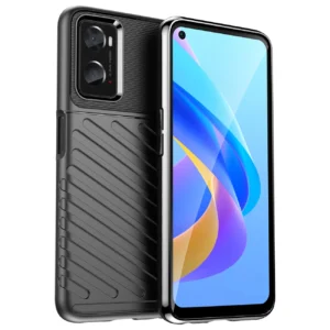 Thunder Case flexible armored cover for Oppo A76 / Oppo A36 / Realme 9i black