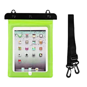 Waterproof PVC tablet case – green