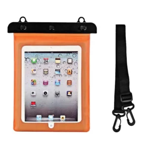 Waterproof PVC tablet case – orange