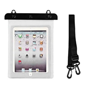 Waterproof PVC tablet case – white