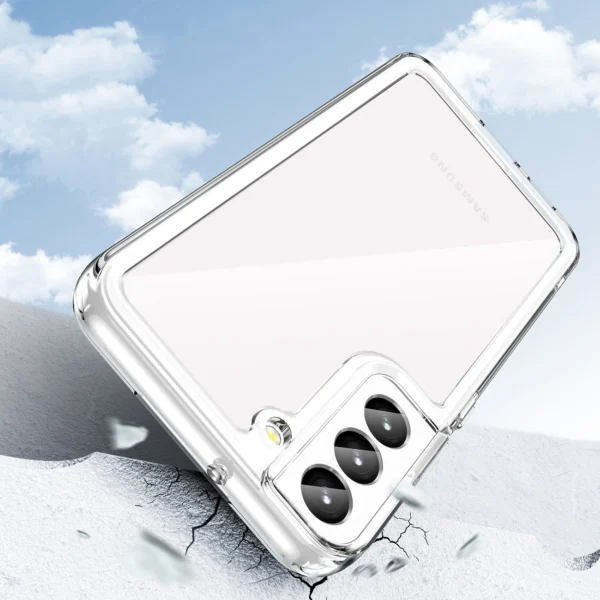 Outer Space Case for Samsung Galaxy S23+ cover with a flexible transparent frame