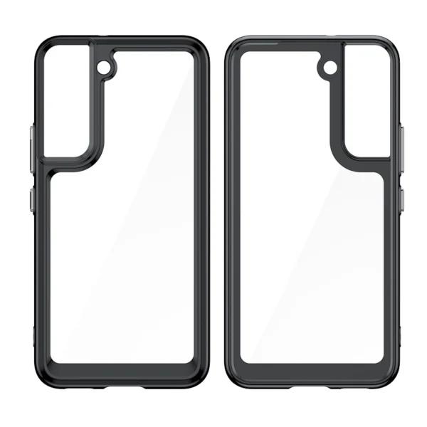 Outer Space Case for Samsung Galaxy S23+ cover with a flexible frame black