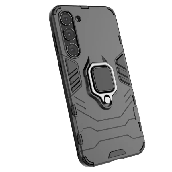 Ring Armor case for Samsung Galaxy S23+ armored cover magnetic holder ring black