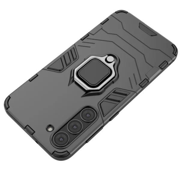 Ring Armor case for Samsung Galaxy S23+ armored cover magnetic holder ring black