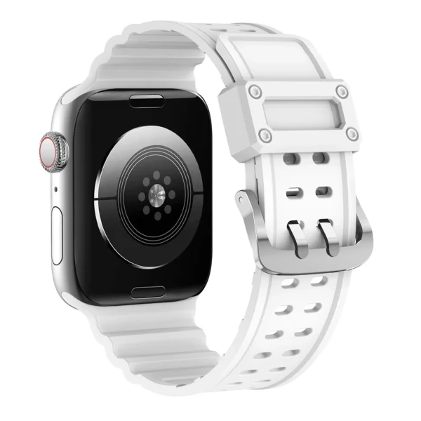 Strap Triple Protection Apple Watch SE strap, 9, 8, 7, 6, 5, 4, 3, 2, 1 (41, 40, 38 mm) band bracelet white