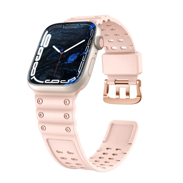 Strap Triple Protection Apple Watch SE strap, 9, 8, 7, 6, 5, 4, 3, 2, 1 (41, 40, 38 mm) band bracelet pink