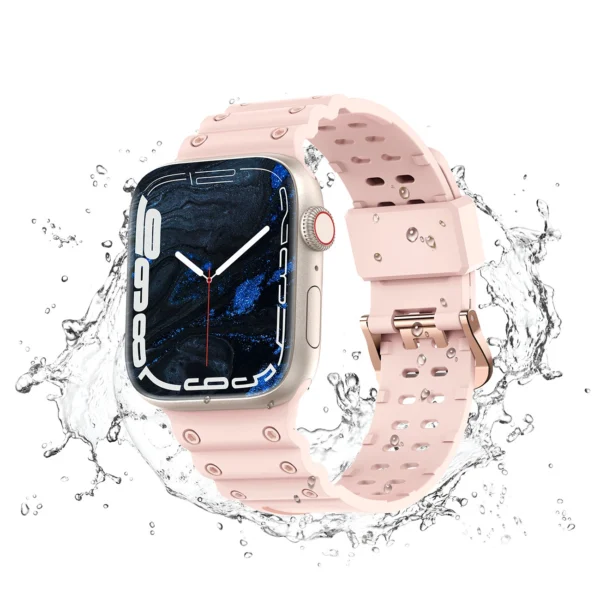 Strap Triple Protection Apple Watch SE strap, 9, 8, 7, 6, 5, 4, 3, 2, 1 (41, 40, 38 mm) band bracelet pink