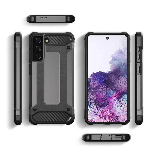 Hybrid Armor case for Samsung Galaxy S23+ armored hybrid case black