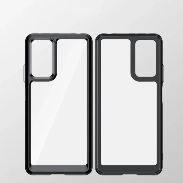 Outer Space Case for Xiaomi Poco X5 5G / Redmi Note 12 5G cover with flexible frame black