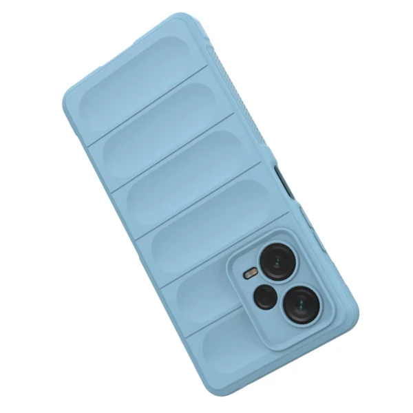 Magic Shield Case for Xiaomi Redmi Note 12 Pro+ flexible armored cover light blue