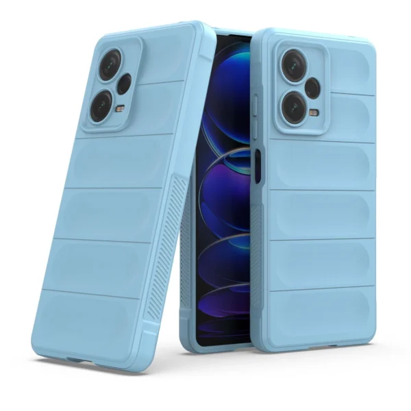 Magic Shield Case for Xiaomi Redmi Note 12 Pro+ flexible armored cover light blue