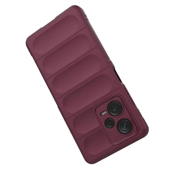 Magic Shield Case for Xiaomi Redmi Note 12 Pro+ flexible armored cover burgundy