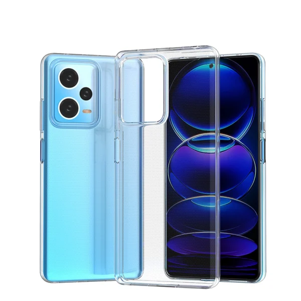 Ultra Clear 0.5mm case for Xiaomi Redmi Note 12 Pro+ thin cover transparent