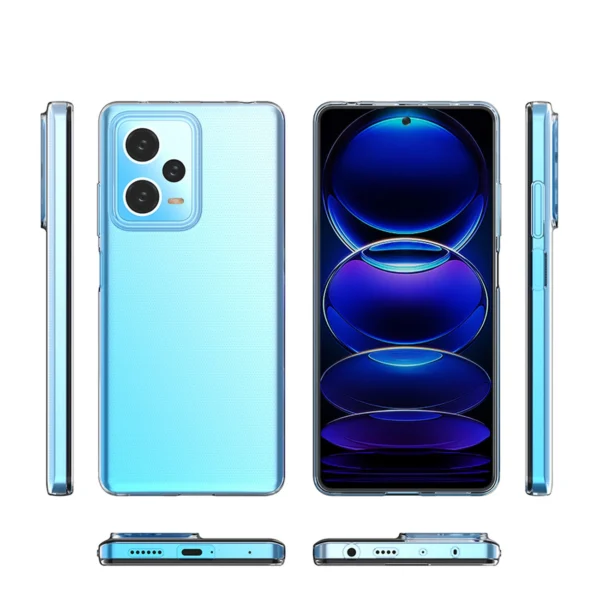 Ultra Clear 0.5mm case for Xiaomi Redmi Note 12 Pro+ thin cover transparent