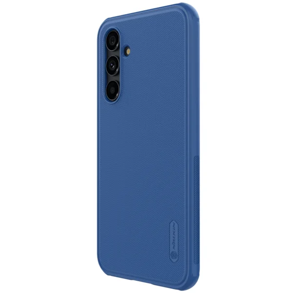 Nillkin Super Frosted Shield Pro Case for Samsung Galaxy A54 5G Armored Cover + Phone Stand Blue