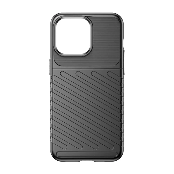 Armored iPhone 15 Pro Max Thunder Case - black