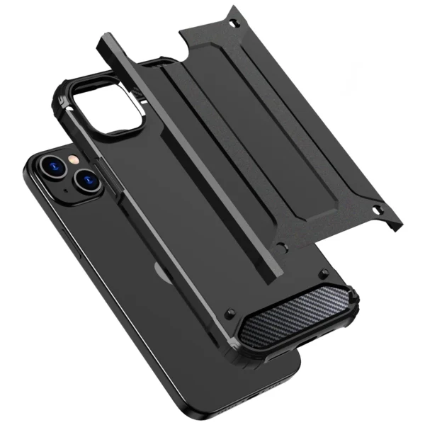 IPhone 15 Plus Hybrid Armor case - black