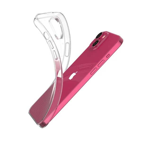 IPhone 15 Plus case from the Ultra Clear series in transparent color