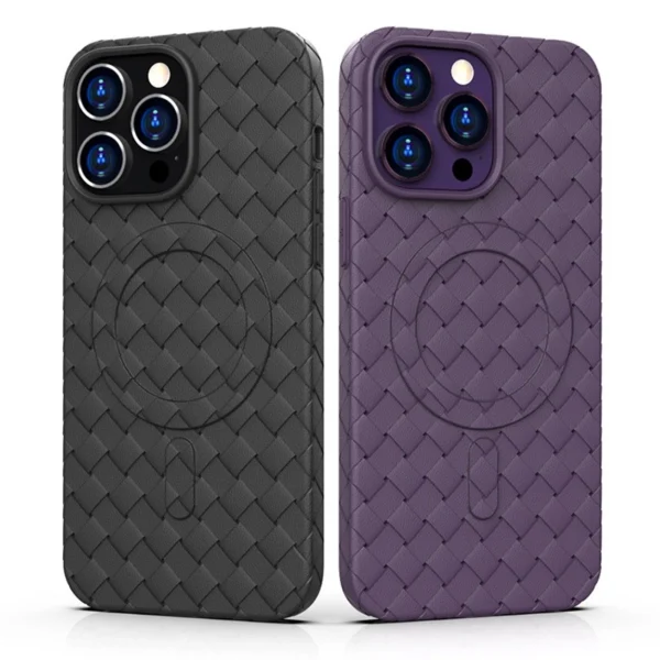 MagSafe Woven Case for iPhone 13 - purple