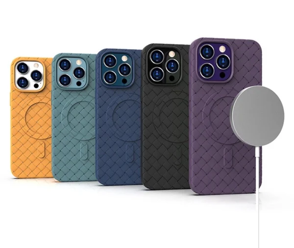 MagSafe Woven Case for iPhone 13 - purple