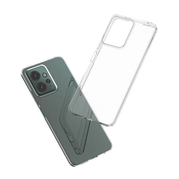 Ultra Clear silicone case for Xiaomi Redmi 12 transparent