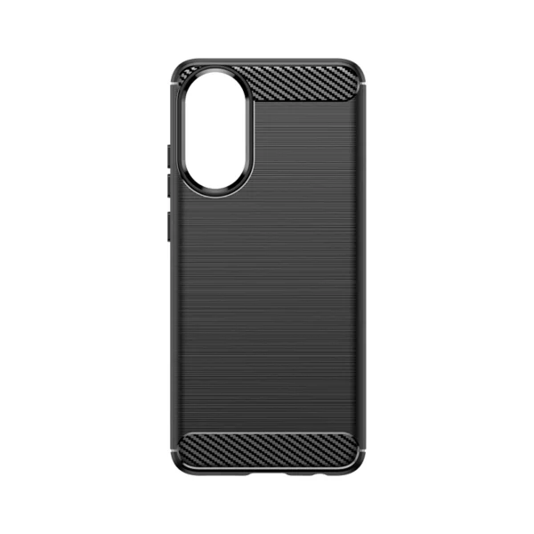 Carbon Case silicone case for Oppo A78 4G - black