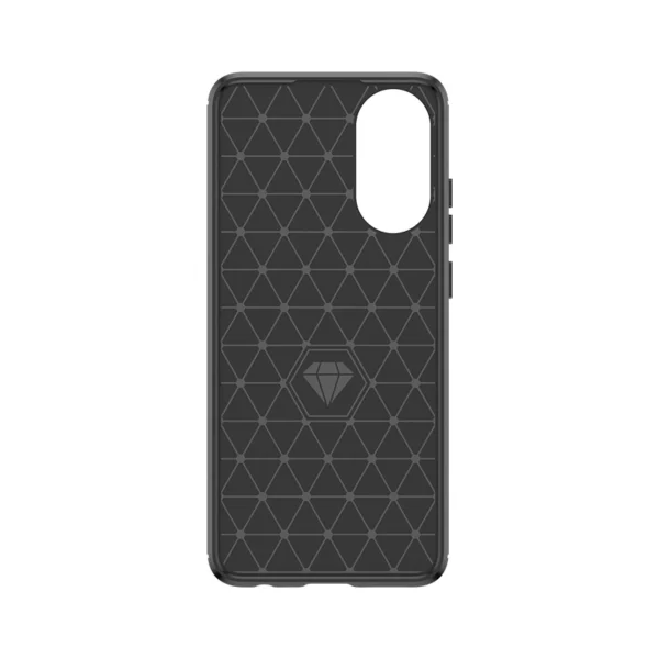 Carbon Case silicone case for Oppo A78 4G - black